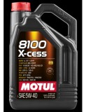 Ulei Motor Motul 8100 X-Cess 5W40, 5L, Sintetic, A3/B4, VW 502 00/505 00, BMW LL, Porsche, MB 229.3