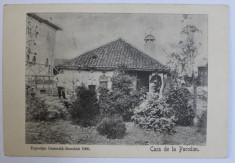 EXPOZITIA GENERALA ROMANA 1906 - CASA DE LA PARODIM , CARTE POSTALA ILUSTRATA , MONOCROMA , NECIRCULATA , INCEPUT DE SECOL XX foto