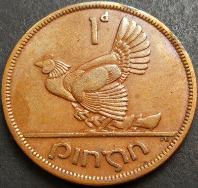 Moneda istorica 1 PENNY / PINGIN - IRLANDA, anul 1941 *cod 1558 B foto