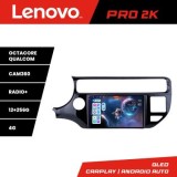 Navigatie Kia Rio Lenovo Kit-504 8 core QLED 2K 12+256 360 Android Waze USB Navigatie Internet Youtube Radio CarStore Technology