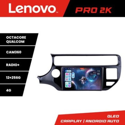 Navigatie Kia Rio Lenovo Kit-504 8 core QLED 2K 12+256 360 Android Waze USB Navigatie Internet Youtube Radio CarStore Technology foto