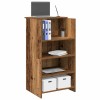 Birou Recepție vidaXL Lemn Vechi 55x50x103.5 cm, Birou Informații, Mobilier Birou, Maro