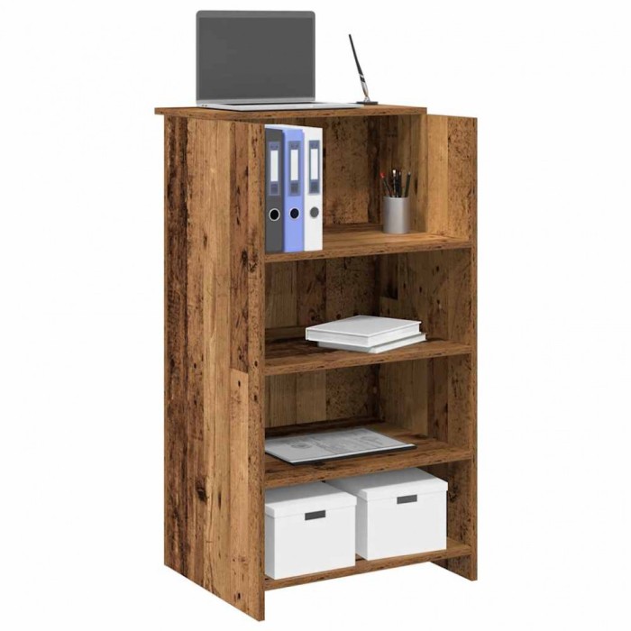 vidaXL Birou de recepție Lemn vechi 55x50x103,5 cm Lemn prelucrat 859022