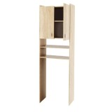 Cumpara ieftin Dulap masina de spalat pal stejar sonoma Natali 64x32x190 cm