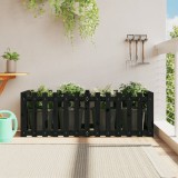 Pat &icirc;nălțat grădină design gard 150x50x50 cm lemn de pin tratat