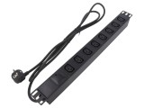 Prelungitor cu 7 prize negru 230V 10A