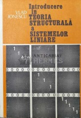 Introducere in teoria structurala a sistemelor liniare - 1975 - Vlad Ionescu (AA128)
