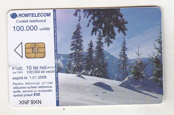 bnk card Cartela telefonica - 2006 - Munti 6 - RO-ROM-0317B