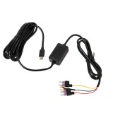 Kit Micro USB pentru alimentarea permanenta a camerei auto DVR la tabloul de sigurante compatibil XiaoMi 70Mai Y, 3 fire, cablu 3.5m, intrare 12v/24v,, Active