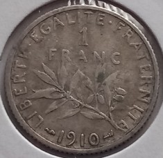 Franta , 1 Franc 1910 foto