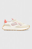 Tommy Jeans sneakers TJW TRANSLUCENT RUNNER culoarea bej, EN0EN02215