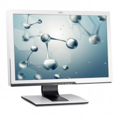 Monitor 24 inch LCD, Full HD, IPS, HDMI, Fujitsu P24W-5, White &amp;amp; Black, Grad B foto