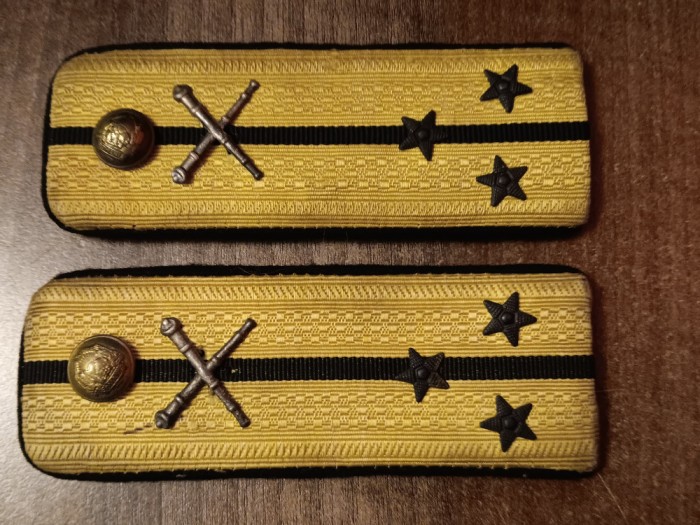 C1 1 - Grade militare - veston - comunism RSR - locotenent major artilerie