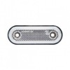 Lampa Gabarit LED Auto, Tip Neon, 12V-24V, Ovala 116mm, FR0294B, Alba, Angel Eyes, Catadioptru, Turcia