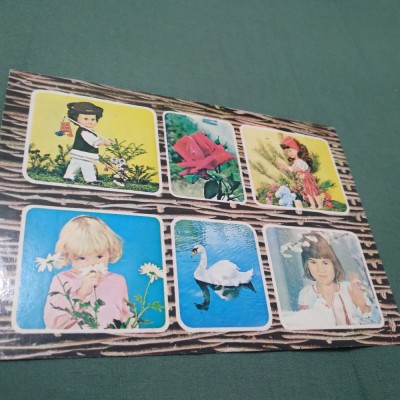CARTE POSTALA FELICITARE CIRCULATA foto