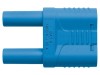 Conector Banană 4mm 32A Albastru Izolat