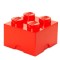 Cutie depozitare LEGO 2x2 rosu