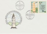 1997 Romania - FDC Monumentul turismului, Rusca Montana - uzuale (cu vigneta), LP 1438 a