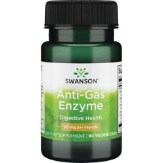 Complex de Enzime pentru Sistemul Digestiv Anti - Gas 90 capsule Swanson foto
