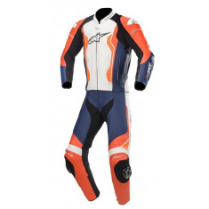 Costum Moto Alpinestars Gp Force Negru / Alb / Rosu / Portocaliu / Fosforescent Marimea 48 3160619/3124/48