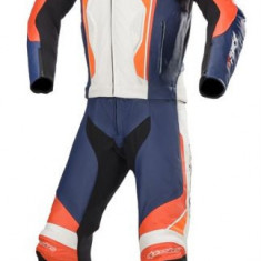 Costum Moto Alpinestars Gp Force Negru / Alb / Rosu / Portocaliu / Fosforescent Marimea 48 3160619/3124/48