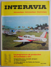 Interavia. Aviation, Astronautics, Electronics. Le programme de production du Lockheed L-1011. No. 8 foto