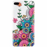 Husa silicon pentru Apple Iphone 7 Plus, Mandala Flowers