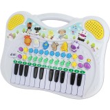 Orga pentru copii &quot;Animal Piano&quot; cu sunete, lumini si functie de inregistrare, Oem