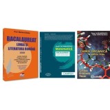 Pachet Bacalaureat 2026. Limba si literatura romana, Matematica filiera tehnologica: servicii, resurse si tehnic si Chimie organica pentru liceu - Mar