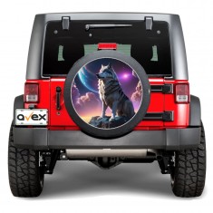 Sticker Auto &quot;Roata de Rezerva&quot; rezistenta la intemperii si raze UV, diametru 55 cm, Cod: AVX-RR02