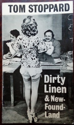 TOM STOPPARD: DIRTY LINEN &amp;amp; NEW-FOUND-LAND (2 PLAYS IN ONE ACT/FABER&amp;amp;FABER 1976) foto