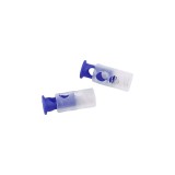 Set 2 opritori pentru elastic sau snur 9 x 24 mm Albastru