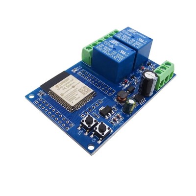 Modul 2 relee cu ESP32 foto