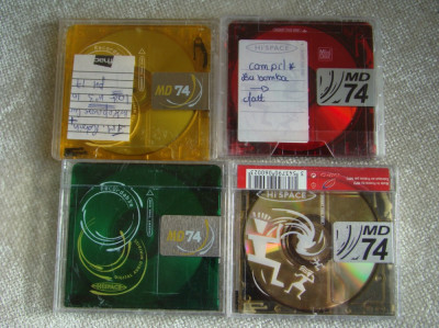 Lot 4 Minidisc-uri HI-Space Folosite - 8 foto