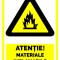 Semn pentru material inflamabil