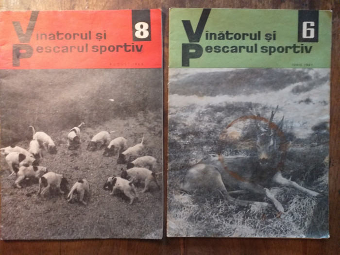 Vanatorul si pescarul, 2 reviste &#039;66-&#039;67