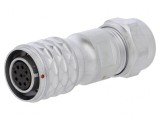 Mufă SF12 mamă 9 PIN IP67 3A 125V pentru cablu 5-8mm