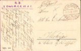 HST CP80 Carte poștală germană 1916 Feldpost Primul Război Mondial