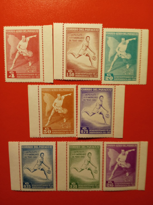 PARAGUAY, SPORT - SERIE COMPLETĂ MNH