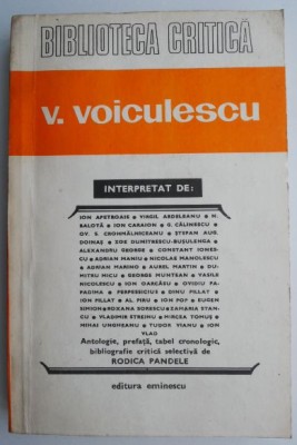 V. Voiculescu &amp;ndash; Rodica Pandele foto