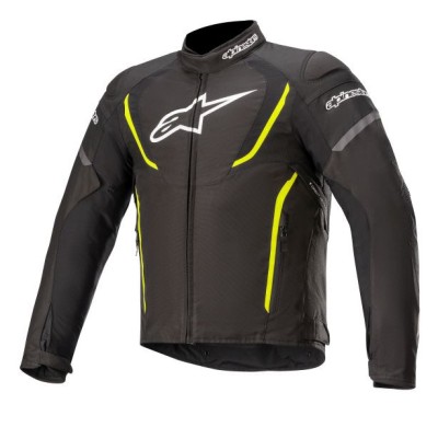 Geaca textil moto Alpinestars T-Jaws V3 Wp negru/fluo galben, marime M foto