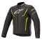 Geaca textil moto Alpinestars T-Jaws V3 Wp negru/fluo galben, marime S
