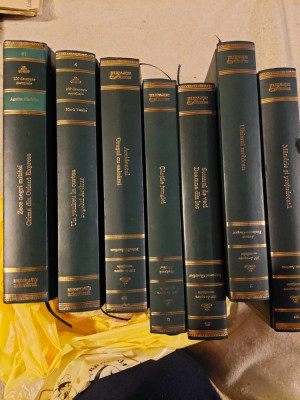 7 VOLUME Carti VECHI de Colectie,Colectia Adevarul Verde, 100 opere esentiale, foto