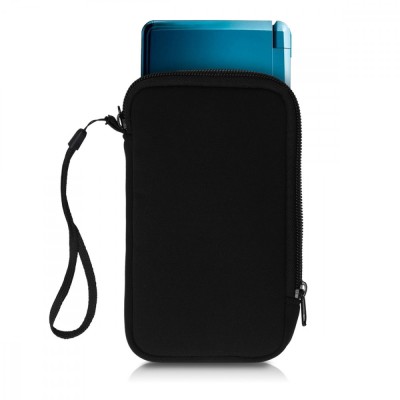 Husa pentru consola Nintendo 3DS XL, Kwmobile, Negru, Textil, 50717.01 foto