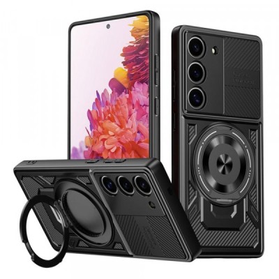 Husa pentru Samsung Galaxy S20 FE 2022 G781 / S20 FE 5G G781 / S20 FE G780, Techsuit, RuggedCam, Neagra foto