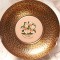 BOL FARFURIE CUPRU FANTASY COPPERWARE CANADA DECOR TIP BOTANICA TRILLIUM 15.5 CM