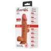 Dildo Realistic Buraq Debra 24cm, Maro, Venație Realistă, V&acirc;rf Bulbos, Ventuză, TPR, Sex Shop