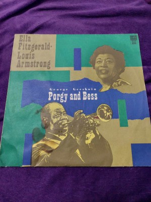 Disc vinil/vinyl,George Gershwin&amp;ndash;Porgy and Bess(Ella Fitzgerald Louis Armstrong foto
