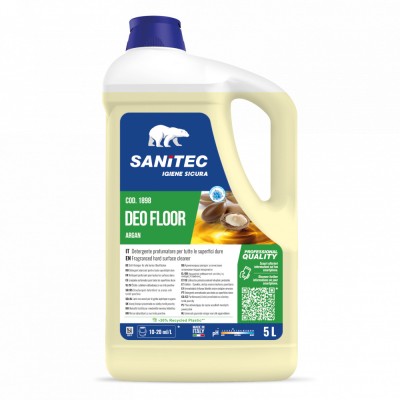 Detergent parfumat Argan pentru pardoseli, bidon 5L, DEO FLOOR Argan, Sanitec, 1898 foto