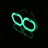 Ochelari luminescenti Apple's party, forma mar, dimensiune 17X13X7.5 cm - Verde